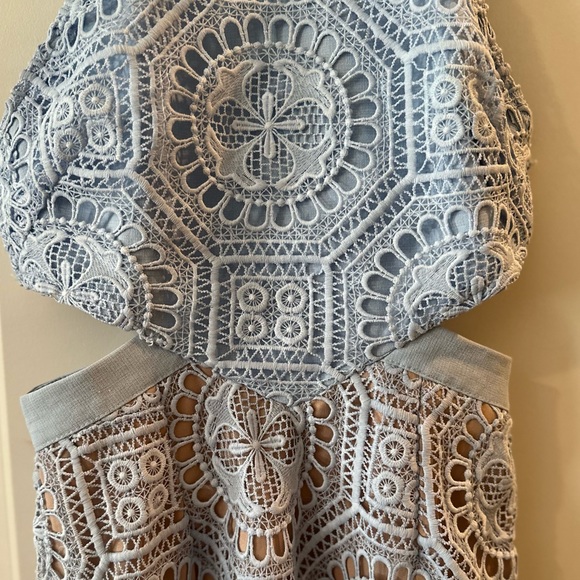 Hello Molly No Hesitation Dress - Baby Blue & Nude - Picture 9 of 14